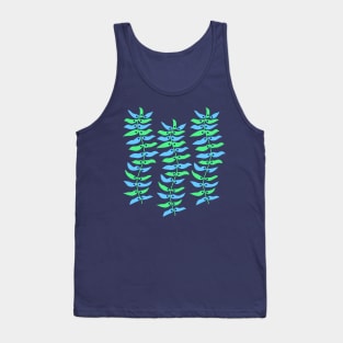 Aqua ocean animals - sea weeds Tank Top